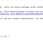 3. In Email-Postfach schauen und den Link darin anklicken 3. In Email-Postfach schauen und den Link darin anklicken