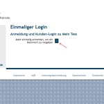4. Es öffnet sich ein Fenster auf Tess-Kom. Bitte auf den Button klicken. 4. Es öffnet sich ein Fenster auf Tess-Kom. Bitte auf den Button klicken.