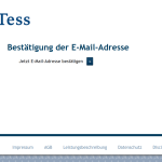Anmeldung_Schritt 7: Email auf der Homepage bestätigen Anmeldung_Schritt 7: Email auf der Homepage bestätigen