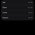 Unten links über "Daten löschen" die Daten der App bereinigen Unten links über "Daten löschen" die Daten der App bereinigen